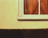 Farmhouse window. oil on board 95 x 85