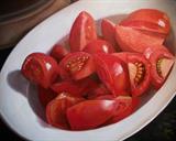 Tomatoes. oil on board 95 x 85 